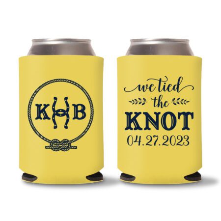 Monogram Koozies D12 - Yellow