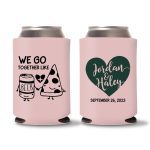 Wedding Koozies Custom – Royal Blue – 07