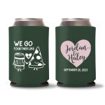 Wedding Koozies Custom – Royal Blue – 07