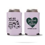 Wedding Koozies Custom – Royal Blue – 07