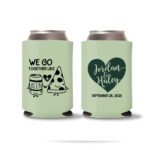 Wedding Koozies Custom – Royal Blue – 07