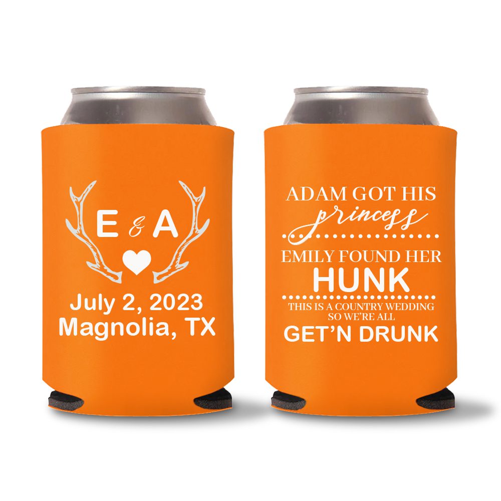 Custom Koozies with Personalized Design - Qty: 12