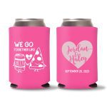 Wedding Koozies Custom – Royal Blue – 07