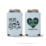 Wedding Koozies Custom – Royal Blue – 07