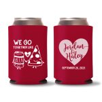 Wedding Koozies Custom – Royal Blue – 07