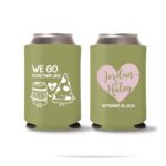Wedding Koozies Custom – Royal Blue – 07