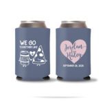 Wedding Koozies Custom – Royal Blue – 07