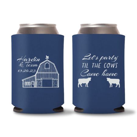 Custom Country Koozies - Blue 04