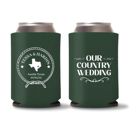 Custom Country Koozies - Green 02