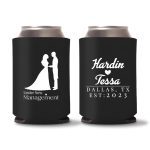 Custom-Couple-Illustration-Koozies-D4-Royal blue