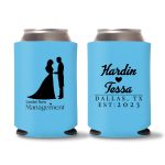 Custom-Couple-Illustration-Koozies-D4-Royal blue