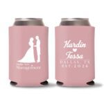 Custom-Couple-Illustration-Koozies-D4-Royal blue