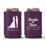 Custom-Couple-Illustration-Koozies-D4-Royal blue