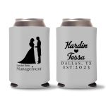 Custom-Couple-Illustration-Koozies-D4-Royal blue