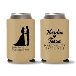 Custom-Couple-Illustration-Koozies-D4-Royal blue