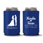 Custom-Couple-Illustration-Koozies-D4-Royal blue