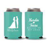 Custom-Couple-Illustration-Koozies-D4-Royal blue