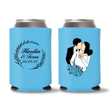 Custom Couple Wedding D7 -cyan