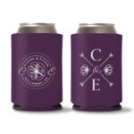 Custom Monogram Koozies D1- Red