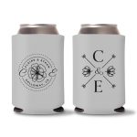 Custom Monogram Koozies D1- Red
