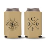 Custom Monogram Koozies D1- Red