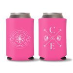 Custom Monogram Koozies D1- Red
