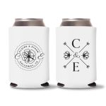 Custom Monogram Koozies D1- Red