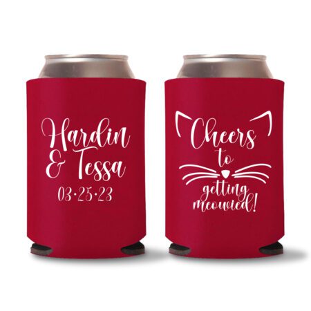 Custom Pet koozie 14 Red