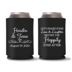 Custom Wedding Koozies D36 – Baby Pink