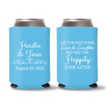 Custom Wedding Koozies D36 – Baby Pink