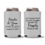 Custom Wedding Koozies D36 – Baby Pink