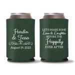 Custom Wedding Koozies D36 – Baby Pink