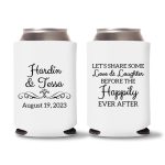 Custom Wedding Koozies D36 – Baby Pink