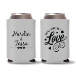 Custom Wedding Koozies D41- Teal