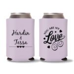 Custom Wedding Koozies D41- Teal