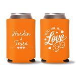 Custom Wedding Koozies D41- Teal