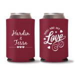Custom Wedding Koozies D41- Teal