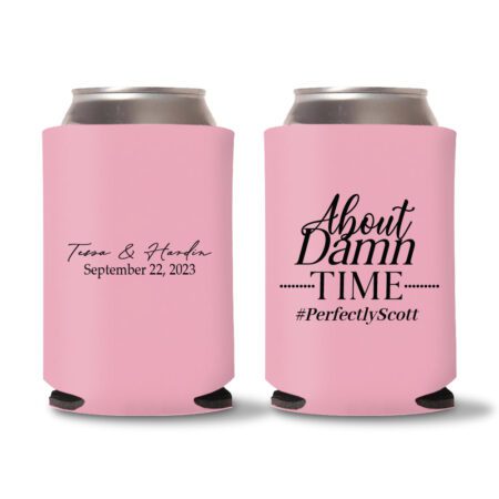 Engagement Koozies D5 -Baby Pink