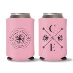 Custom Monogram Koozies D1- Red