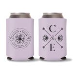 Custom Monogram Koozies D1- Red