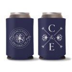 Custom Monogram Koozies D1- Red