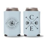 Custom Monogram Koozies D1- Red