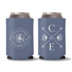 Custom Monogram Koozies D1- Red