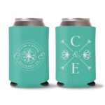 Custom Monogram Koozies D1- Red