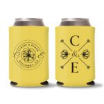 Custom Monogram Koozies D1- Red