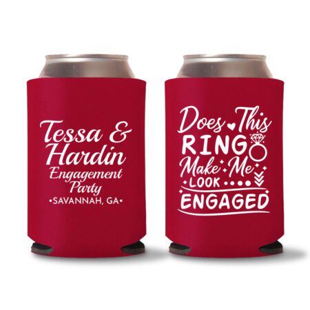 13.Engagement Koozies-Red