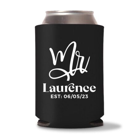 Personalized Wedding Can Coolers & Koozies