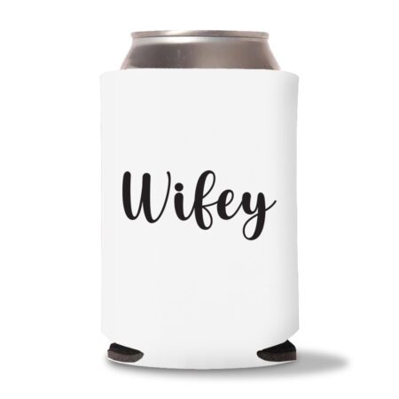 Bride & Groom Koozies D17-White