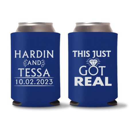 Engagement Koozies D18- Blue